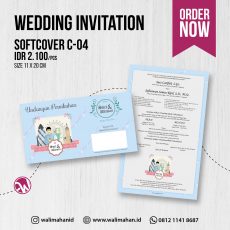 Undangan Pernikahan Tangerang C04 - Walimahanid | 081211418687